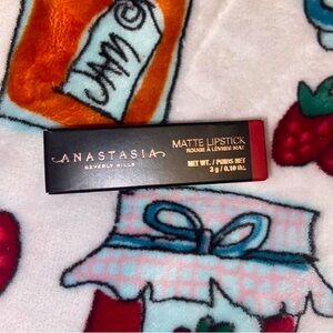 Anastasia Beverly Hills Matte Lipstick in “Royal Red”